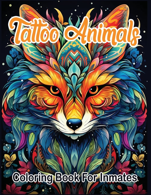 Tattoo Animals coloring book for inmates - TX Corrections Bookstore