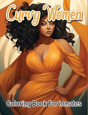 Curvy woman coloring book for inmates - TX Corrections Bookstore