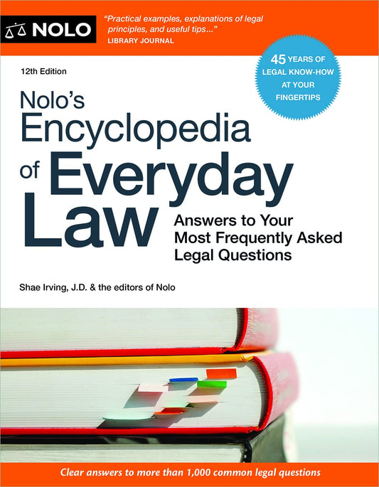 Nolo's Encyclopedia of Everyday Law - TX Corrections Bookstore