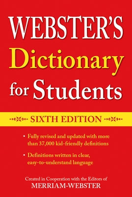 Webster's Dictionary for Students, Sixth Edition by Merriam-Webster - TX Corrections Bookstore